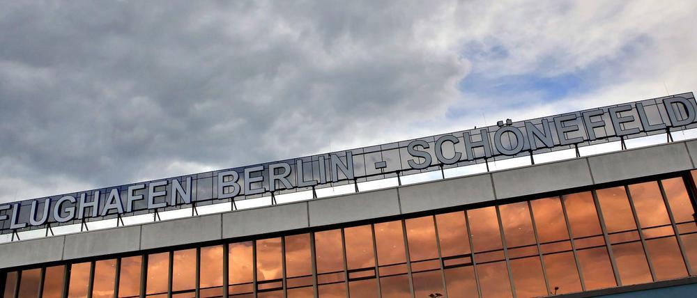 Der Flughafen Berlin-Schönefeld.