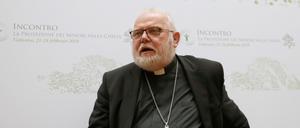 Kardinal Reinhard Marx am dritten Tag des Gipfeltreffens der Katholischen Kirche zum Thema Missbrauch in Rom. 