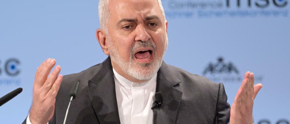 Mohamed Dschawad Sarif bei der Münchner Sicherheitskonferenz