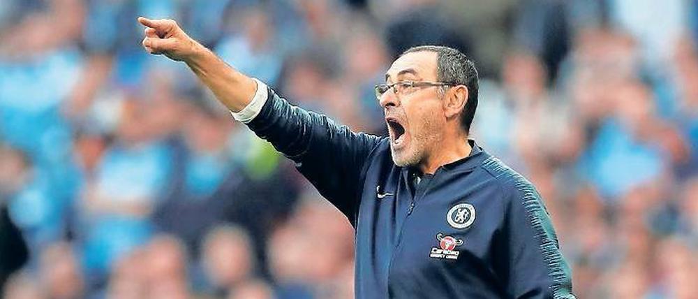 Chelseas Trainer Maurizio Sarri