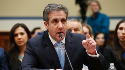 Michael Cohen vor dem Kontrollausschuss des Repräsentantenhauses