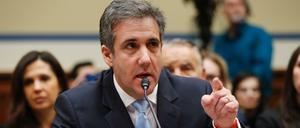 Michael Cohen vor dem Kontrollausschuss des Repräsentantenhauses