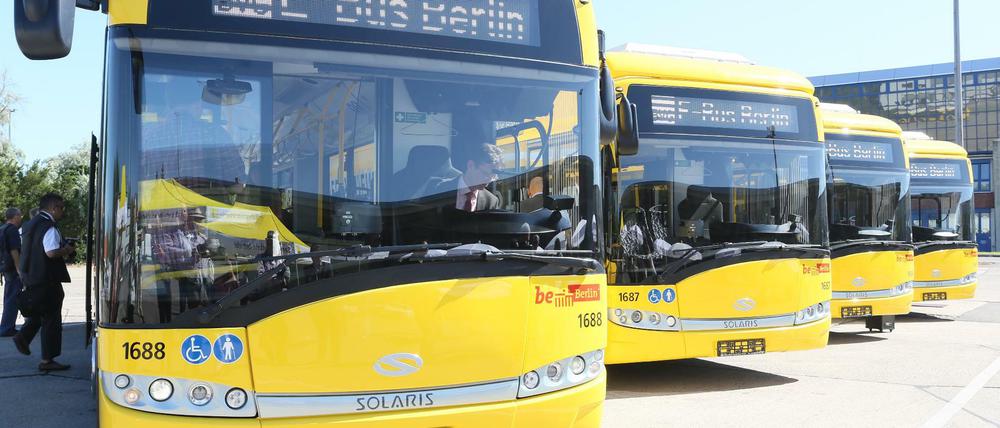 So sehen die Elektro-Busse aus.