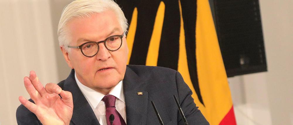 Der deutsche Bundespräsident Frank-Walter Steinmeier.