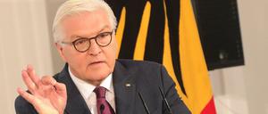 Der deutsche Bundespräsident Frank-Walter Steinmeier.