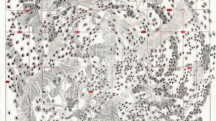 Punktgenau. Dieter Appelts Zeichnung „Partitur No. 29B“ (2018). 