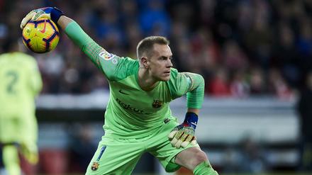Immer offensiv. Marc-André ter Stegen ist bei Barça unumstritten und will auch in der DFB-Elf die Nummer eins werden. 