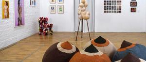 Blick in die Ausstellung "BOObs"