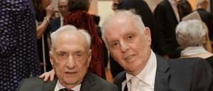 Frank Gehry und Daniel Barenboim beim Konzert im Pierre Boulez Saal.