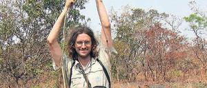 Stockwerk. Cleve Hicks hat die Stockkultur der Kongo-Schimpansen entdeckt.