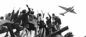 Im Anflug auf Tempelhof.