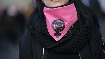 Demo für Frauenrechte.