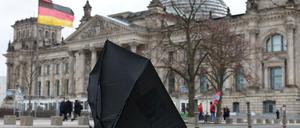 Das Reichstagsgebäude in Berlin. 