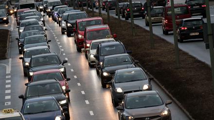Autos auf dem Münchner Ring