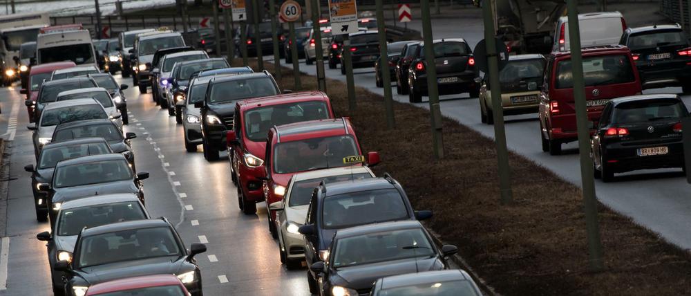 Autos auf dem Münchner Ring