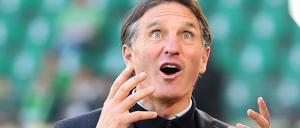 Mit Abstiegskampftrainer Bruno Labbadia in die Champions League... das geht nur beim VfL Wolfsburg.