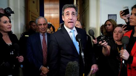 Michael Cohen direkt nach seiner Aussage im US-Kongress