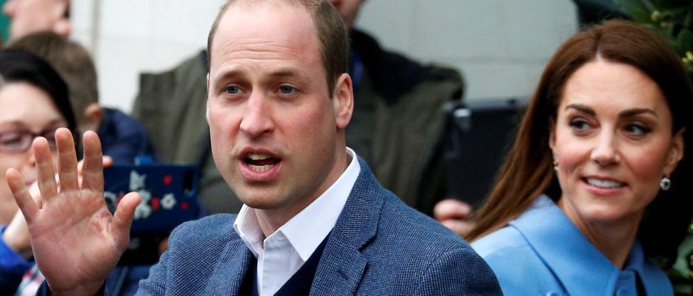 BPrinz William und Kate auf Besuch in Nordirland. 