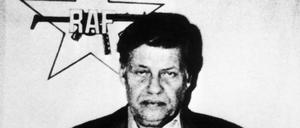 Die "Liberation" zeigte 1977 in Bild des entführten Arbeitgeberpräsidenten Hanns Martin Schleyer unter dem Logo der RAF.