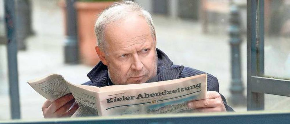 Kommissar Klaus Borowski ist seit 2003 im „Tatort“-Einsatz: Axel Milberg lebt zwar nicht in Kiel, wurde aber 1956 dort geboren.