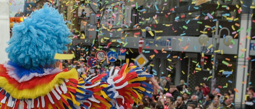 Faßnachtsumzug in Mannheim.