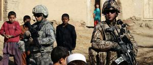 Bundeswehrsoldaten im Einsatz in Kundus.