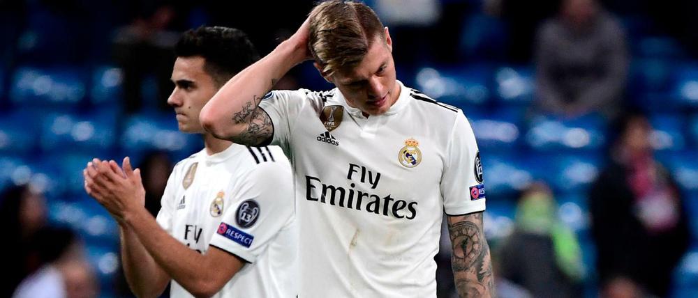 Desillusioniert. Toni Kroos kann das Champions-League-Aus nicht fassen.
