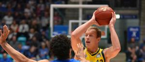 Blick nach vorn. Albas Power Forward Luke Sikma kann auch als Aufbauspieler punkten. 