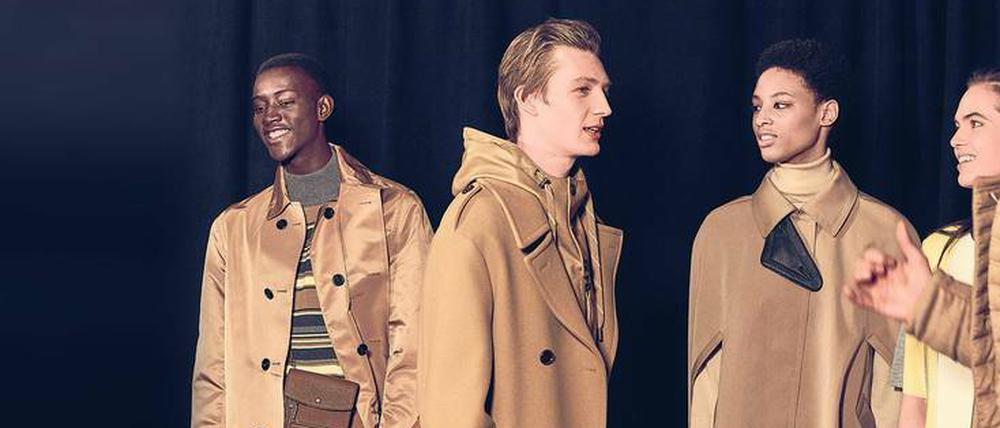Beige funktioniert immer – hier bei der Boss-Schau in New York.