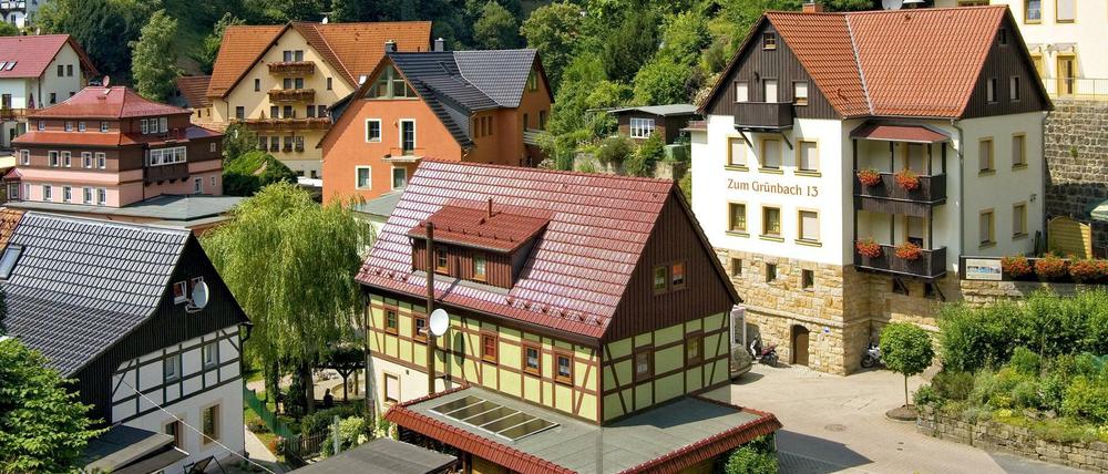 Zu wenig los in der ländlichen Wirtschaft? Rathen in der Sächsischen Schweiz.