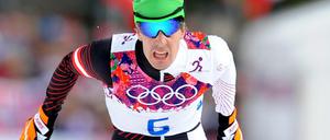 Johannes Dürr bei den Olympischen Spielen 2014 in Sotschi. 