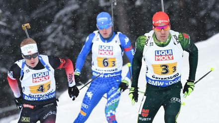 Auch weiter im Blickpunkt. ARD und ZDF übertragen die Biathlon-WM trotz des Doping-Skandals