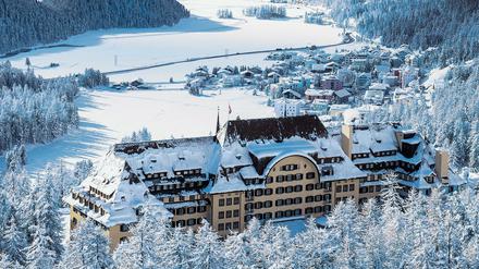 Monumental. Das Fünf-Sterne-Grandhotel „Suvretta House“ in St. Moritz.
