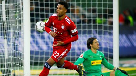 Serge Gnabry hat am vergangenen Wochenende in Gladbach beim 5:1 ein Tor erzielt. 