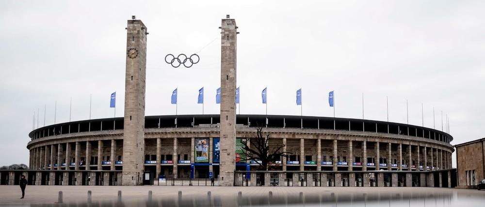 1936 fanden hier zuletzt Olympische Spiele statt: Das Olympiastadion im Berliner Ortsteil Westend.