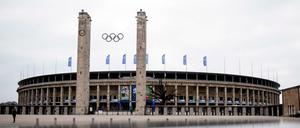 1936 fanden hier zuletzt Olympische Spiele statt: Das Olympiastadion im Berliner Ortsteil Westend.