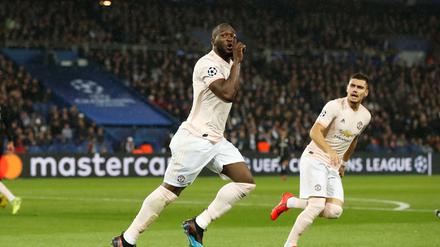 Romelu Lukaku erzielte zwei Tore für Manchester United.