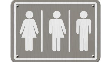 In Deutschland noch nicht weit verbreitet: Toiletten für das dritte Geschlecht. 