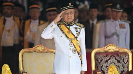 Malaysias Regierungschef Mahathir Mohamad.