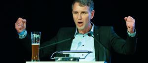 Björn Höcke spricht bei einer Veranstaltung der AfD zum politischen Aschermittwoch.
