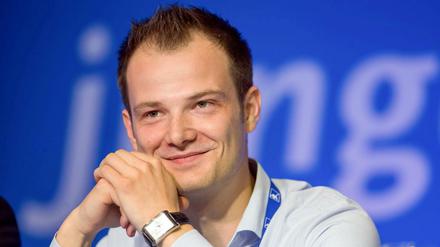 Der Landesvorsitzende Stefan Gruhner will Bundesvorsitzender der Jungen Union werden.