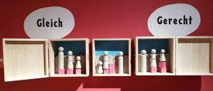 In der Ausstellung „DiversCITY“ können Kinder und Jugendliche sich über sexuelle und geschlechtliche Vielfalt informieren.