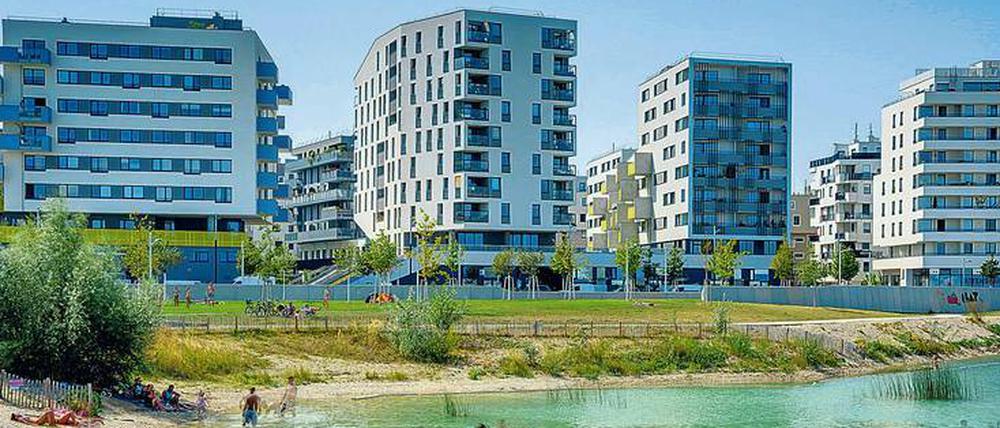 Vorbildfunktion. So etwas wie die Seestadt Aspern gibt es in Berlin nicht, erklärt die Europäische Mietervereinigung.