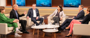 Thema Europa: Anne Will und ihre Gäste diskutieren.