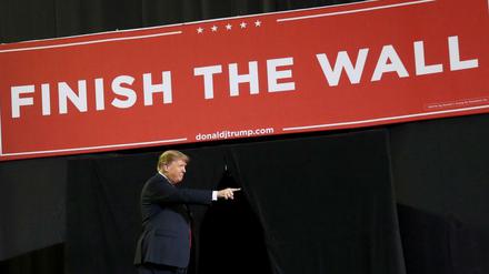 US-Präsident Donald Trump bei einem Auftritt im Februar