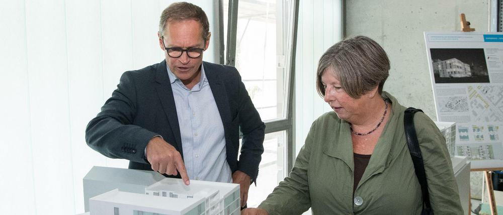 Es gibt Streit zwischen Berlin Regierendem Bürgermeister Michael Müller (SPD) und Stadtentwicklungssenatorin Katrin Lompscher (Die Linke).