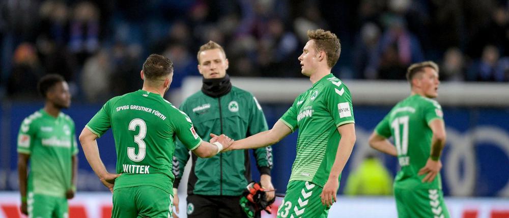 Die Fußballer von Greuther Fürth haben am Sonntag unfreiwillig spielfrei. 
