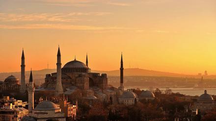 Die Hagia Sophia in Istanbul (Türkei).