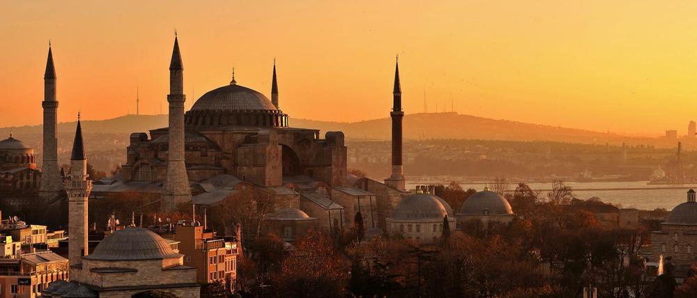 Die Hagia Sophia in Istanbul (Türkei).