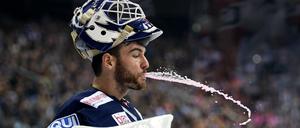 Weitermachen. Kevin Poulin und die Eisbären stehen vor einem enorm wichtigen zweiten Spiel gegen München.